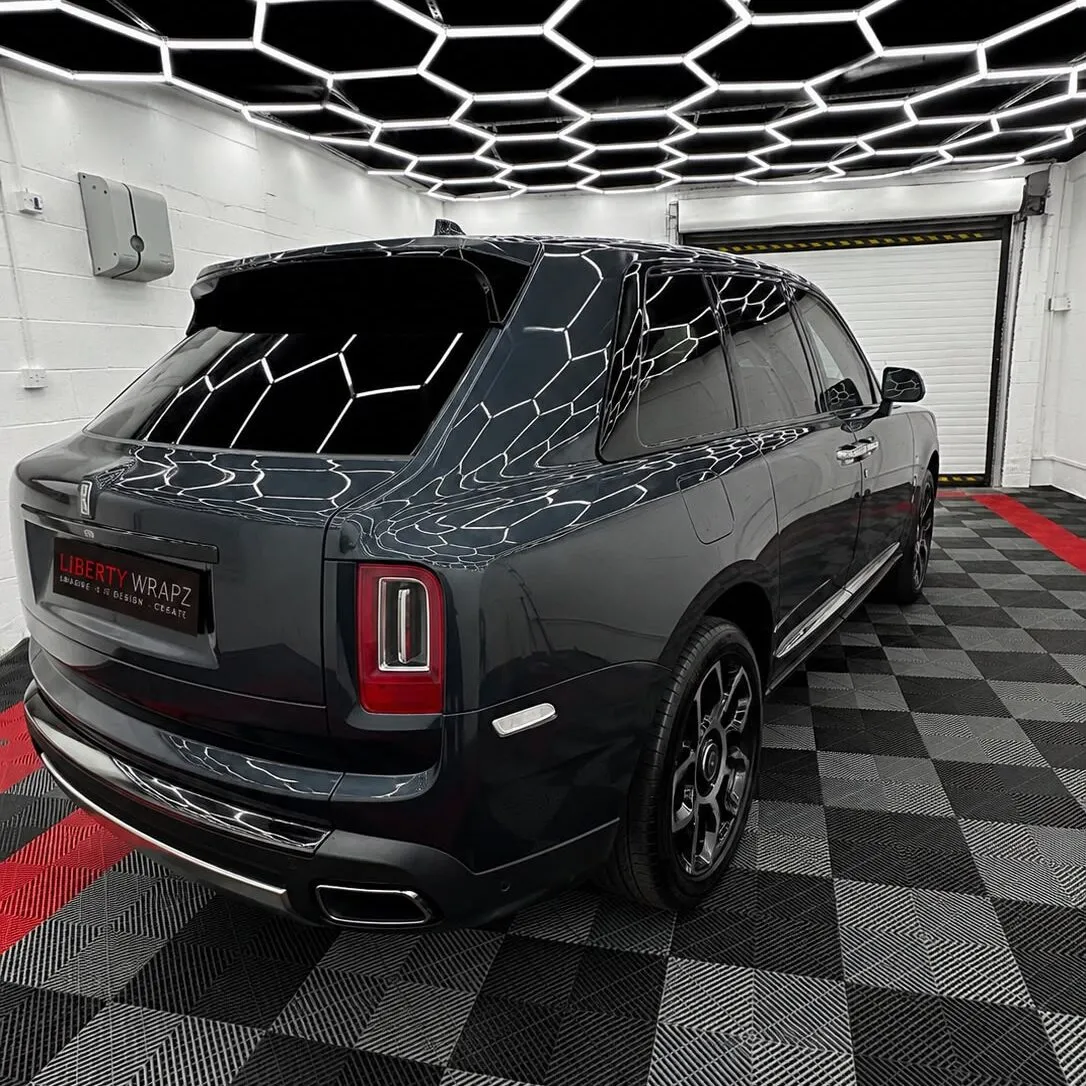 Black Rolls rear view