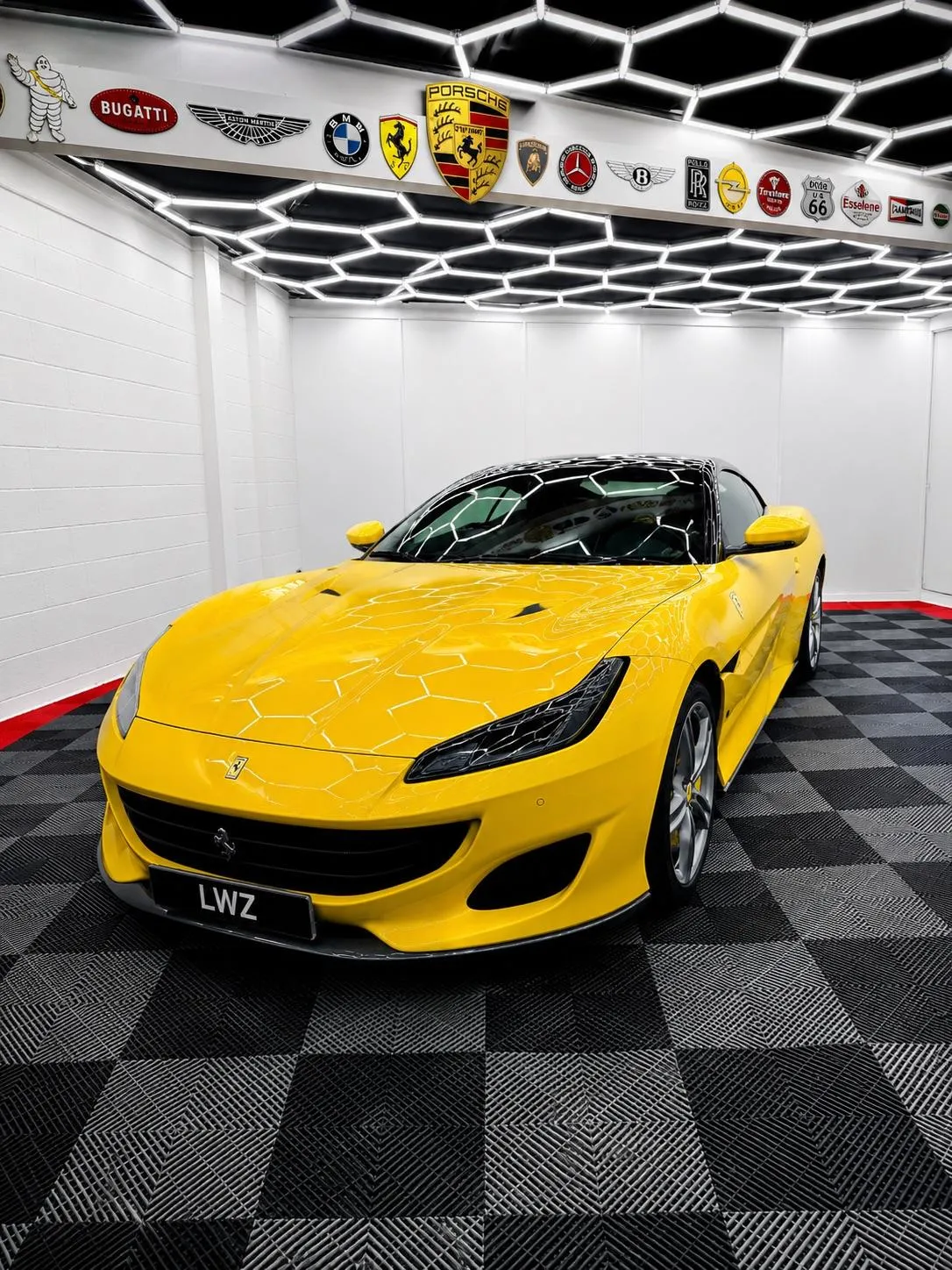 Yellow Ferrari