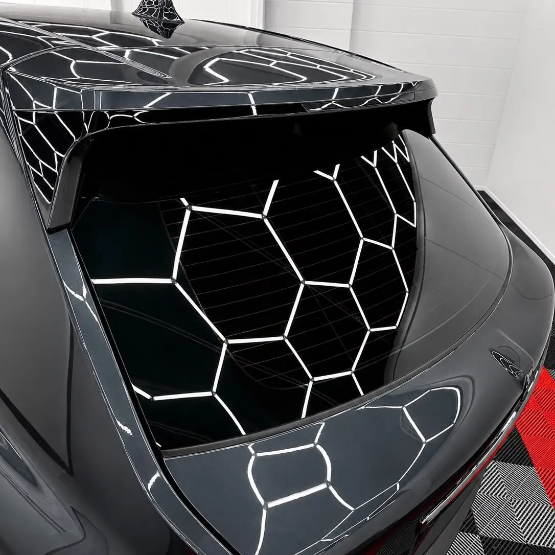 Black Rolls tinted windows
